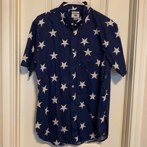 Stars - Short sleeve button up